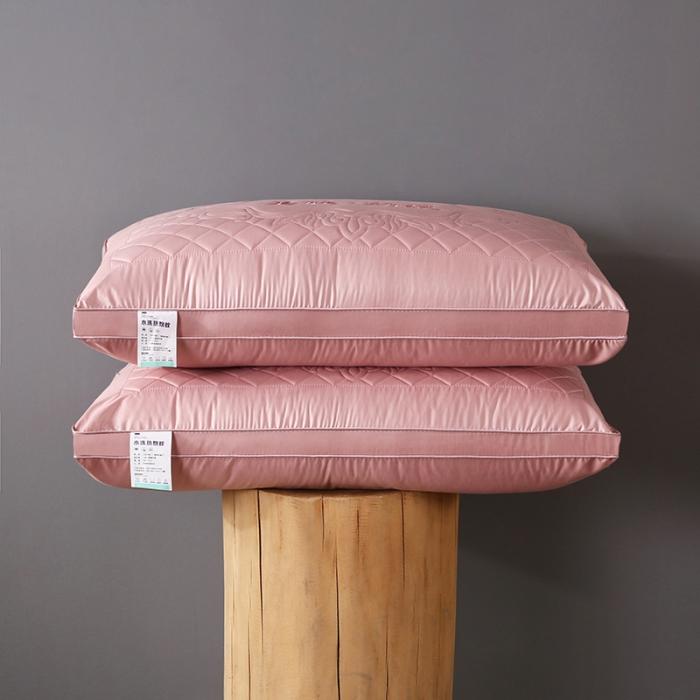 91家纺网 家纺一手货源 找家纺 真丝绗缝热熔棉可水洗枕芯护颈整张棉安睡高回弹成人助眠单人枕头