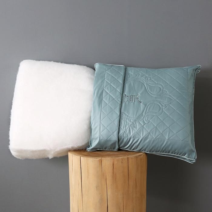 91家纺网 家纺一手货源 找家纺 真丝绗缝热熔棉可水洗枕芯护颈整张棉安睡高回弹成人助眠单人枕头