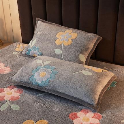 91家纺网 家纺一手货源 找家纺 （总）喜居 2021新款雪花绒单枕套