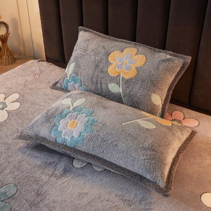 91家纺网 家纺一手货源 找家纺 （总）喜居 2021新款雪花绒单枕套