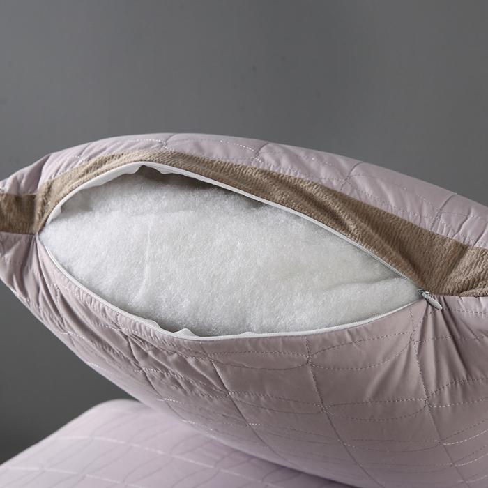 91家纺网 家纺一手货源 找家纺 纳米竹炭纤维热熔棉可水洗枕芯护颈整张棉安睡高回弹成人单人枕头