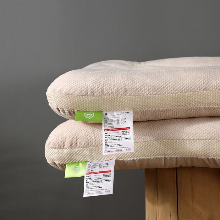 91家纺网 家纺一手货源 找家纺 加厚玉米绒面料酒店羽丝绒枕头助眠简约日式成人护颈定型单人枕芯