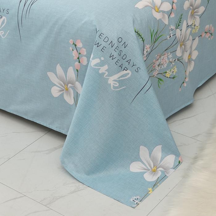 91家纺网 家纺一手货源 找家纺 （总）启优家纺12868全棉四件套床单款纯棉四件套