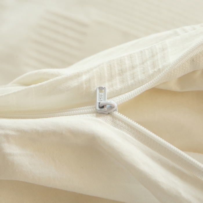 91家纺网 家纺一手货源 找家纺 (总)安莱生活 2021新款田园名宿简约风原棉不染提花四件套