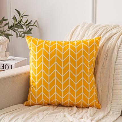 91家纺网 家纺一手货源 找家纺 橘夏纺织品 2025新款短毛绒双面印花抱枕 黄色箭头