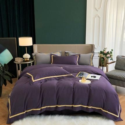 91家纺网 家纺一手货源 找家纺 （总）初拾 2021新款100支磨毛四件套-格瑞斯