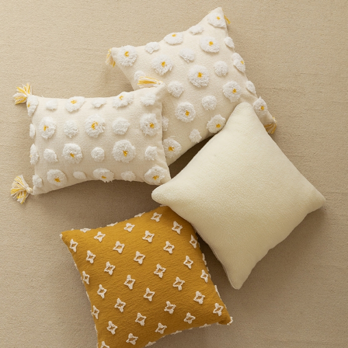 91家纺网 家纺一手货源 找家纺 （总）美茉家居 2021新款雪尼尔羊羔绒混搭抱枕