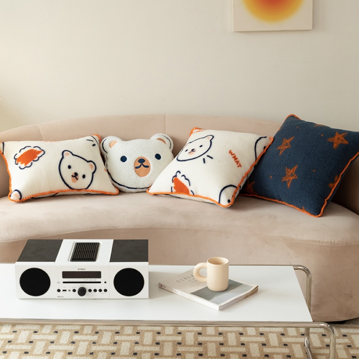 91家纺网 家纺一手货源 找家纺 （总）美茉家居 2021新款羊羔绒印花抱枕