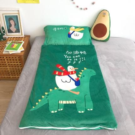 妙芙家居  2020新款豆豆毯神奇儿童睡袋 恐龙鸭子