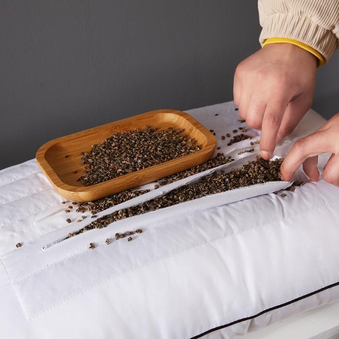 91家纺网 家纺一手货源 找家纺 促销引流 加厚磨毛荞麦枕芯花草护颈枕学生睡眠透气枕头单人枕