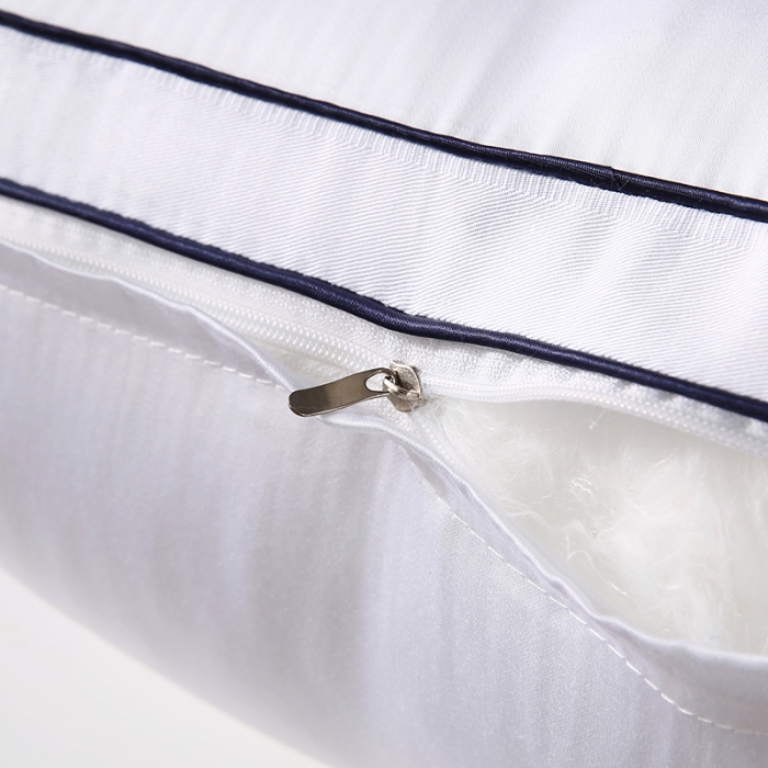 91家纺网 家纺一手货源 找家纺 轻奢 天丝刺绣蝴蝶结酒店枕芯可水洗护颈舒适枕头单人舒适软枕