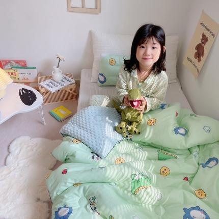 91家纺网 家纺一手货源 找家纺 鱼宝 2021新款豆豆被套被芯 恐龙