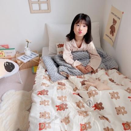 91家纺网 家纺一手货源 找家纺 （总）鱼宝 2021新款豆豆被套被芯