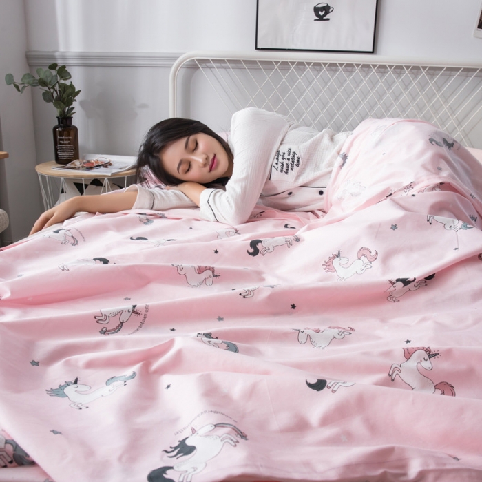 91家纺网 家纺一手货源 找家纺 怡家居  全棉隔脏睡袋印花系列 天马星空