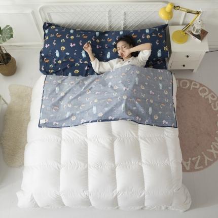怡家居  全棉隔脏睡袋印花系列 乐园