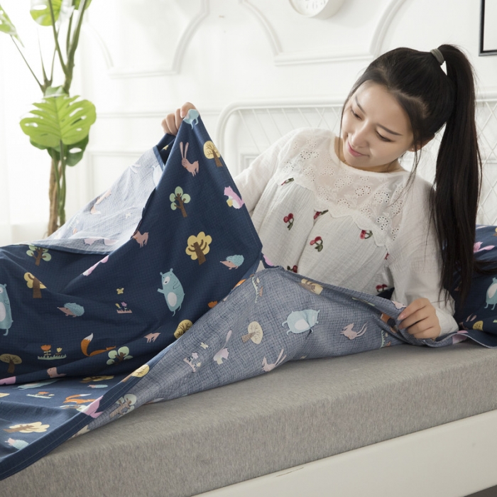 91家纺网 家纺一手货源 找家纺 怡家居  全棉隔脏睡袋印花系列 乐园