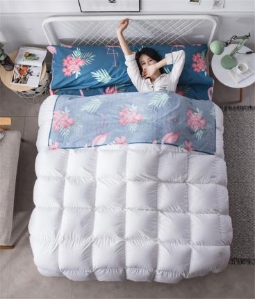 怡家居  全棉隔脏睡袋印花系列 蓝火鸟