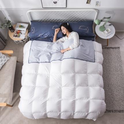 怡家居  全棉隔脏睡袋印花系列 小鲸鱼