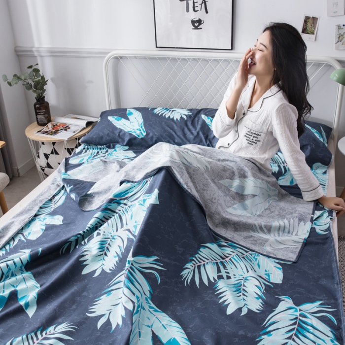 91家纺网 家纺一手货源 找家纺 怡家居  全棉隔脏睡袋印花系列 叶韵