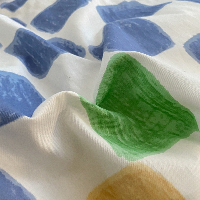 91家纺网 家纺一手货源 找家纺 雅居纺家纺 2022新款13070全棉印花四件套 俄罗斯方块