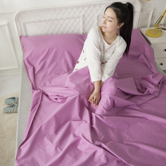 91家纺网 家纺一手货源 找家纺 （总）怡家居 全棉纯色隔脏睡袋