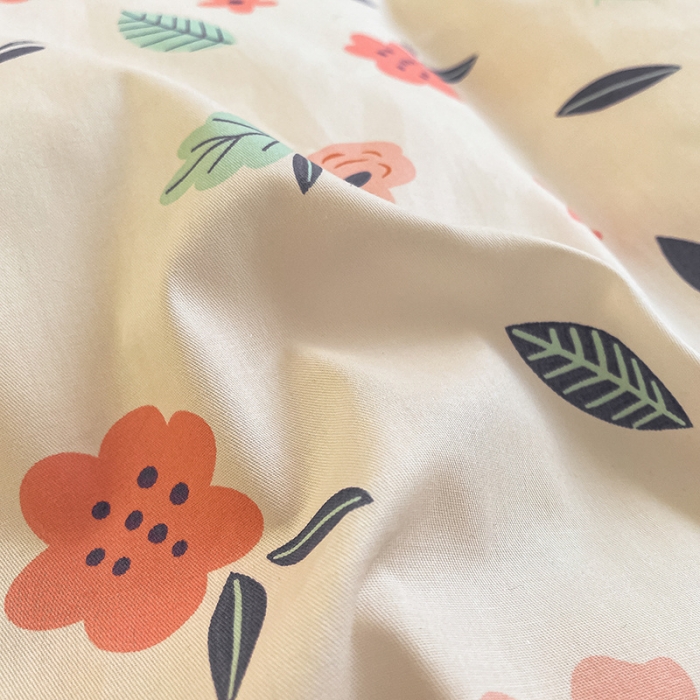 91家纺网 家纺一手货源 找家纺 雅居纺家纺 2022新款13070全棉印花四件套 快乐花海