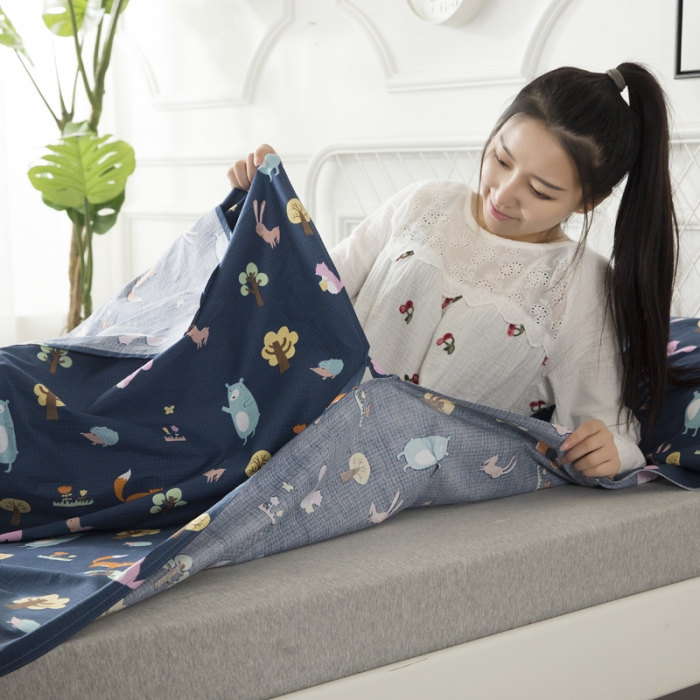 91家纺网 家纺一手货源 找家纺 怡家居 全棉隔脏睡袋 印花乐园