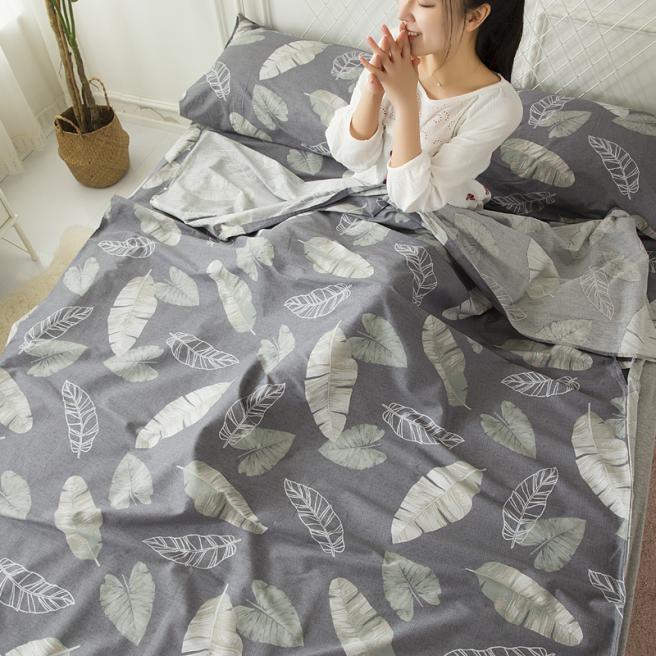 91家纺网 家纺一手货源 找家纺 怡家居 全棉隔脏睡袋 印花品味