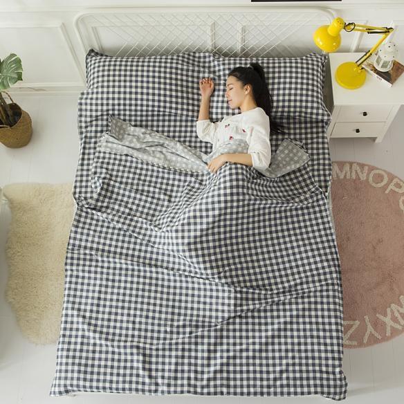 91家纺网 家纺一手货源 找家纺 怡家居 全棉隔脏睡袋 印花时尚