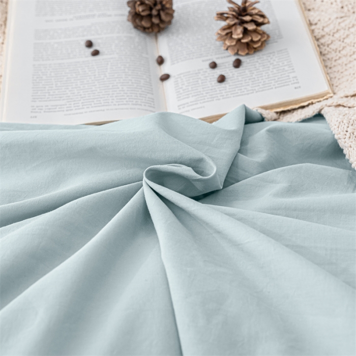 91家纺网 家纺一手货源 找家纺 蓝巢 2021新款全棉色织水洗棉四件套 混搭-繁星蓝