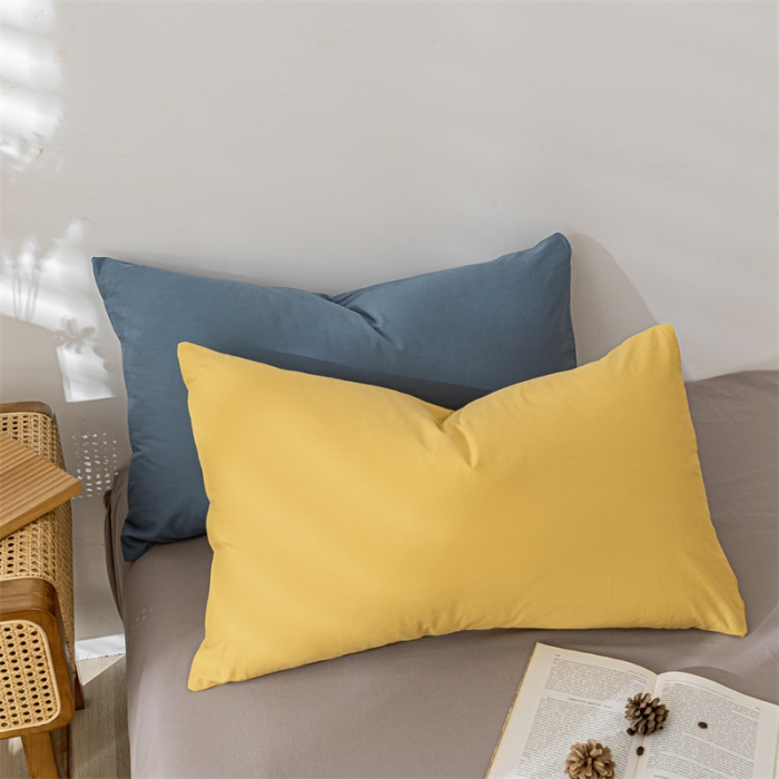 91家纺网 家纺一手货源 找家纺 蓝巢 2021新款全棉色织水洗棉四件套 混搭-紫灰