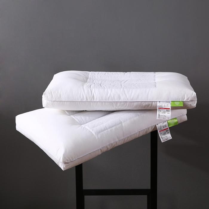 91家纺网 家纺一手货源 找家纺 全棉决明子木棉枕芯花草护颈枕睡眠透气枕头单人两用定型硬枕