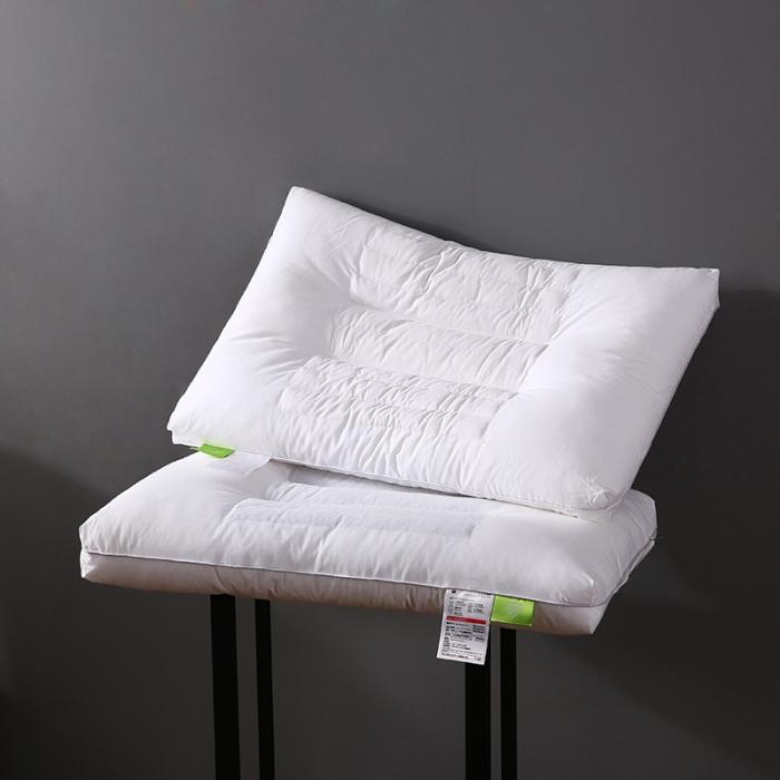 91家纺网 家纺一手货源 找家纺 全棉决明子木棉枕芯花草护颈枕睡眠透气枕头单人两用定型硬枕