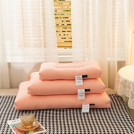 91家纺网 家纺一手货源 找家纺 雅诗帛 2025新款锦绒水洗枕芯枕头直播供货 豆沙