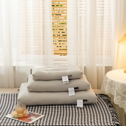 91家纺网 家纺一手货源 找家纺 雅诗帛 2025新款锦绒水洗枕芯枕头直播供货 灰色