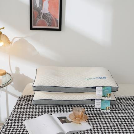 91家纺网 家纺一手货源 找家纺 （总）雅诗帛 2025新款水光乳胶定型枕芯枕头直播供货