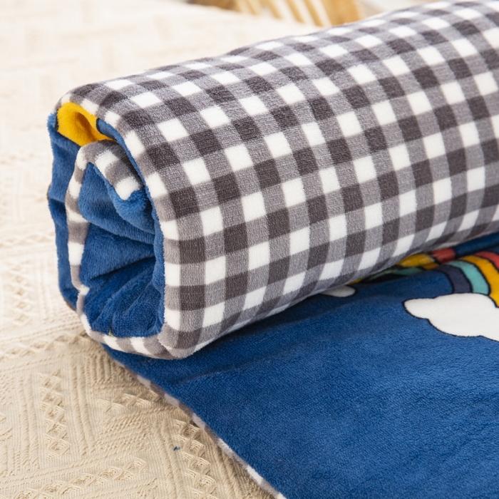 91家纺网 家纺一手货源 找家纺 乐秀 2024新款幼儿园牛奶绒儿童床垫套+床垫芯 恐龙宝贝