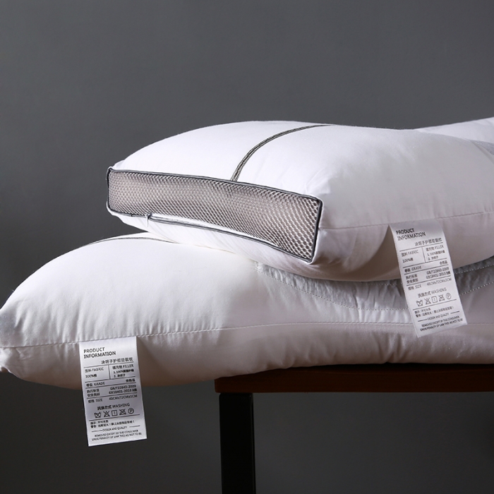 91家纺网 家纺一手货源 找家纺 全棉决明子枕芯花草护颈枕学生睡眠透气枕头酒店单人定型硬枕