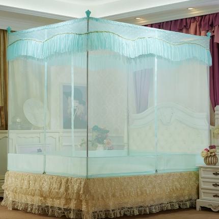 91家纺网 家纺一手货源 找家纺 （总）宜品雅2024新款三开门拉链方顶蚊帐