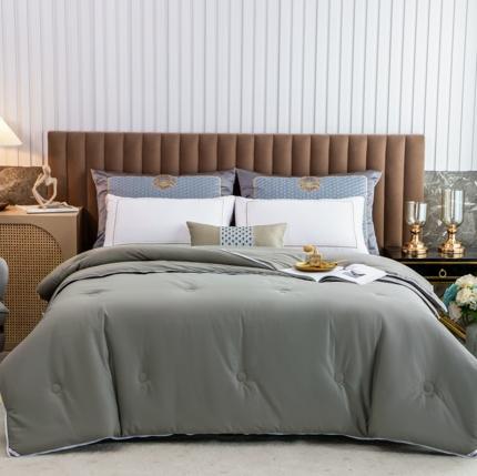 91家纺网 家纺一手货源 找家纺 梦享生活家居  2021新款13372大豆子母被 绅士灰