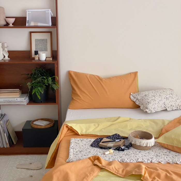 91家纺网 家纺一手货源 找家纺 （总）梦享生活 2022新款水洗棉双拼大豆纤维夏被