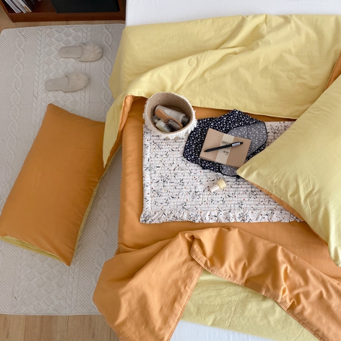 91家纺网 家纺一手货源 找家纺 （总）梦享生活 2022新款水洗棉双拼大豆纤维夏被