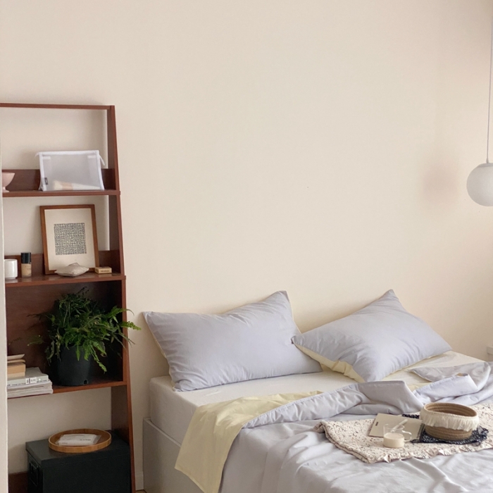 91家纺网 家纺一手货源 找家纺 梦享生活 2022新款水洗棉双拼大豆纤维夏被 浅蓝双拼奶茶