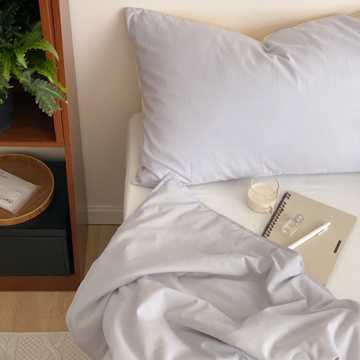 91家纺网 家纺一手货源 找家纺 梦享生活 2022新款水洗棉双拼大豆纤维夏被 浅蓝双拼奶茶