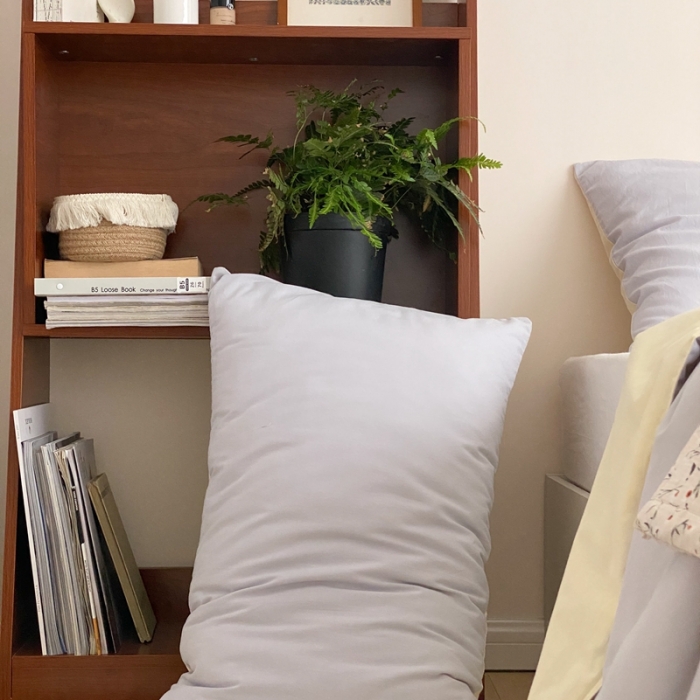 91家纺网 家纺一手货源 找家纺 梦享生活 2022新款水洗棉双拼大豆纤维夏被 浅蓝双拼奶茶