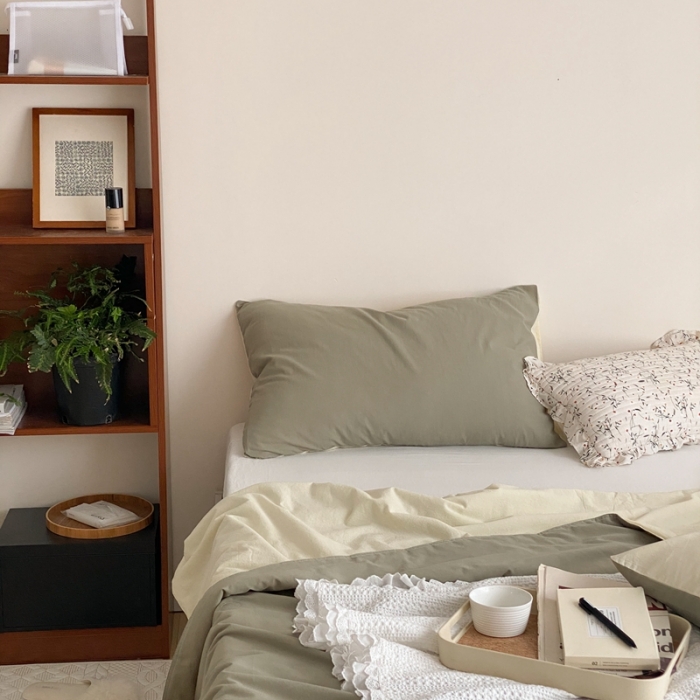 91家纺网 家纺一手货源 找家纺 梦享生活 2022新款水洗棉双拼大豆纤维夏被 芝士混搭