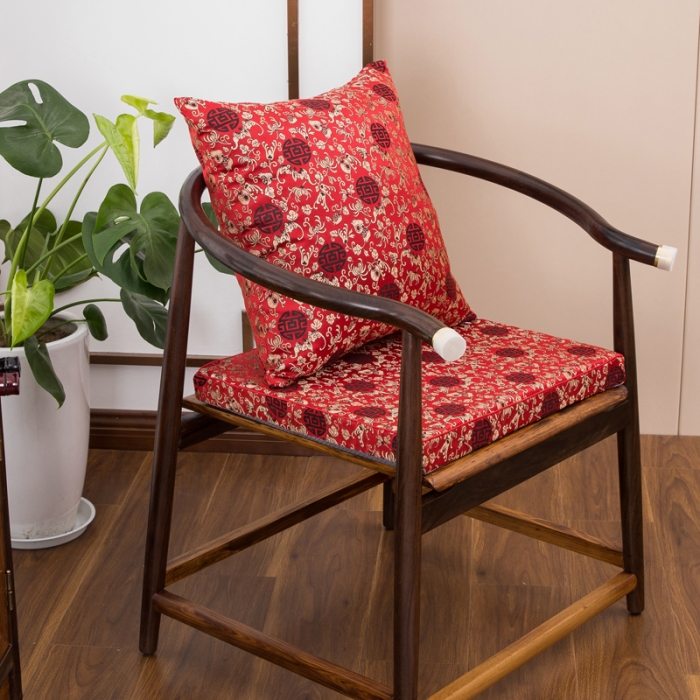 91家纺网 家纺一手货源 找家纺 李帅家居新款中式椅子垫太师椅垫子实木沙发垫定制中式海绵垫