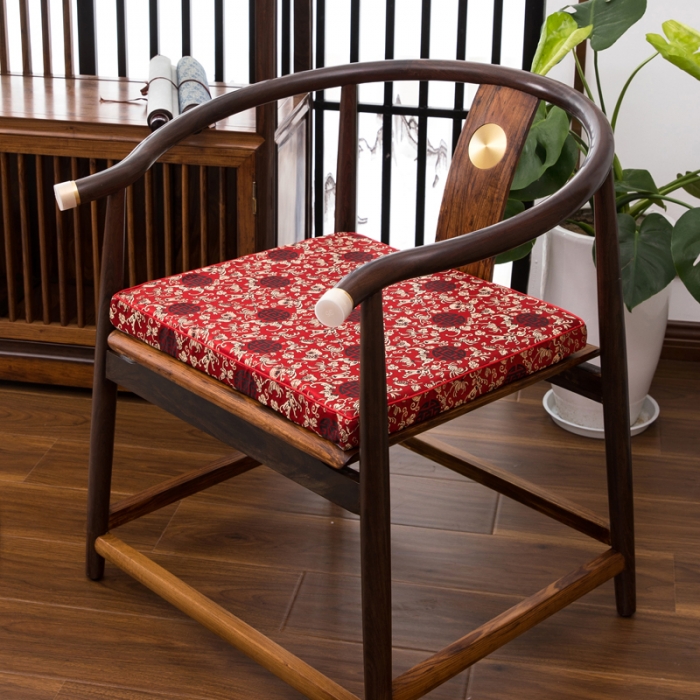 91家纺网 家纺一手货源 找家纺 李帅家居新款中式椅子垫太师椅垫子实木沙发垫定制中式海绵垫