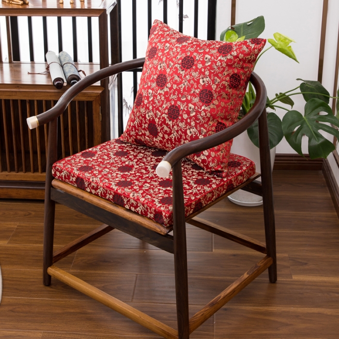 91家纺网 家纺一手货源 找家纺 李帅家居新款中式椅子垫太师椅垫子实木沙发垫定制中式海绵垫