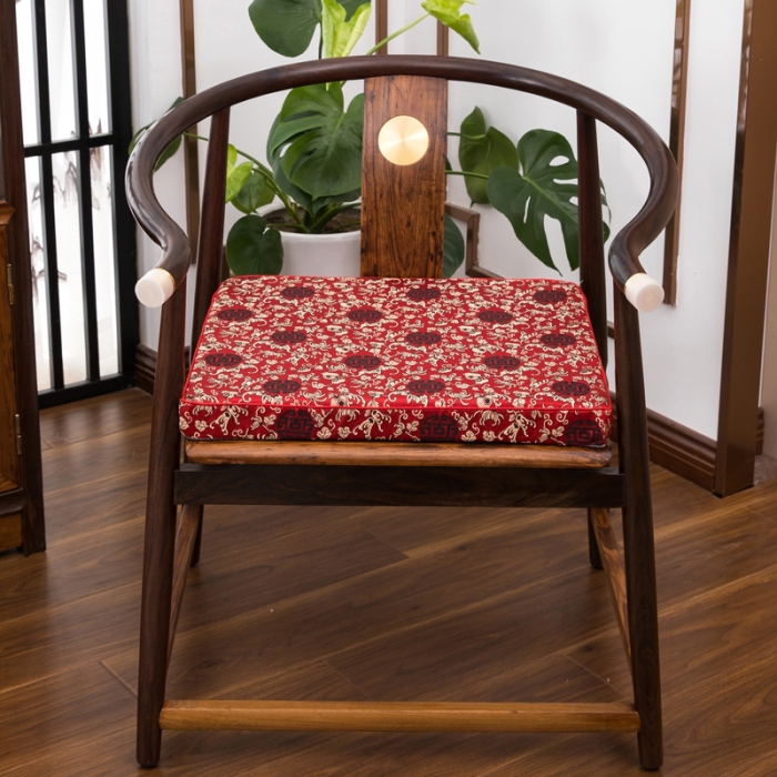 91家纺网 家纺一手货源 找家纺 李帅家居新款中式椅子垫太师椅垫子实木沙发垫定制中式海绵垫